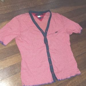 Striped Red White and Blue Tommy Hilfiger Shirt